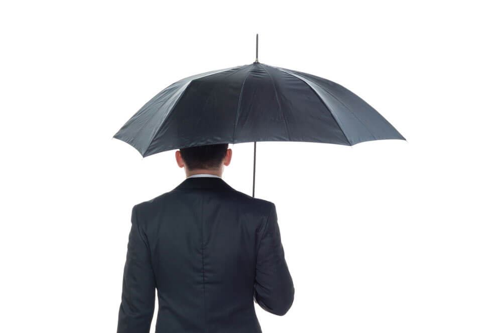 Man Holding Umbrella