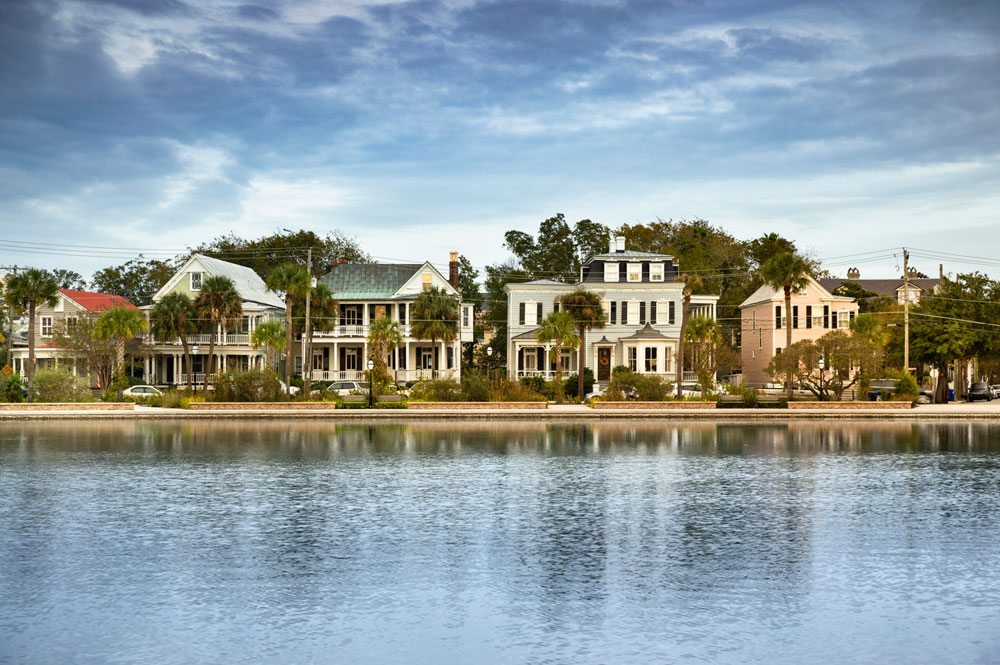 Houses On A Lake